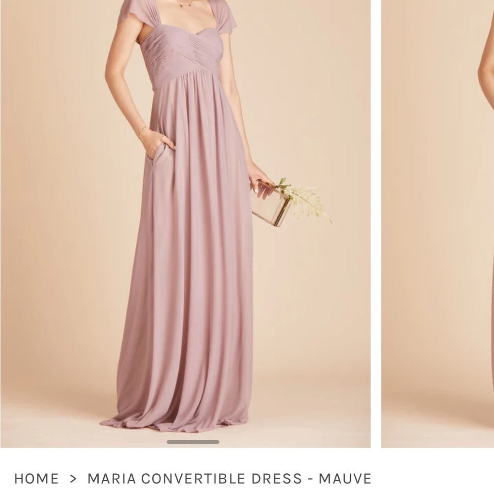 NWT Brody grey mauve convertible bridesmaid dress